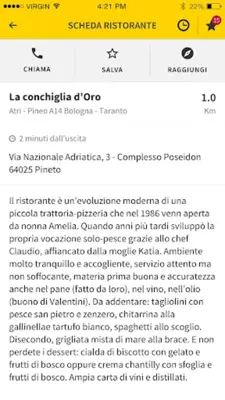 Fuoricasello Guida Ristoranti android App screenshot 2